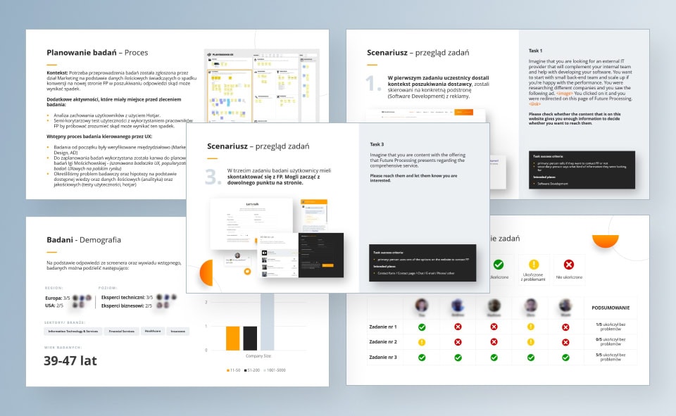 UX audit example report