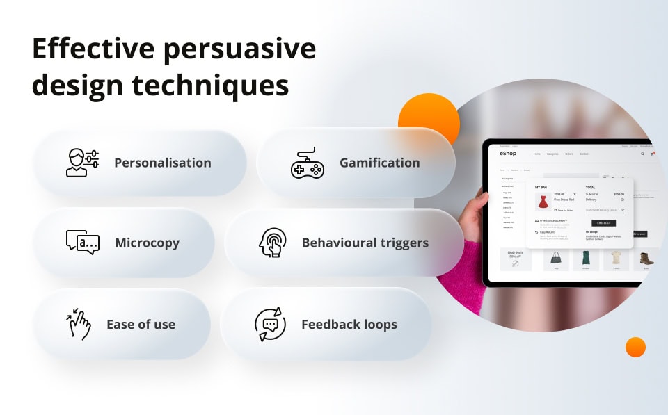 Effective persuasive design techniques