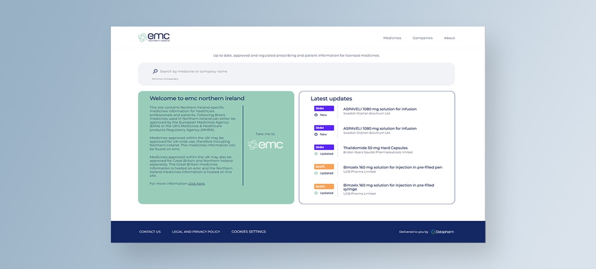 Datapharm EMC Future Processing